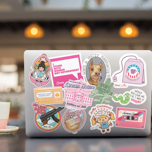 Poplitics Meowrica Cat | Sticker - Official TPUSA Merch