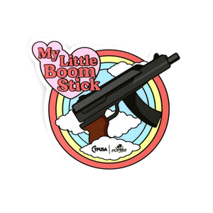 Poplitics My Little Boom Stick | Sticker - Official TPUSA Merch