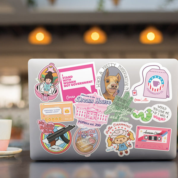 Poplitics My Little Boom Stick | Sticker - Official TPUSA Merch