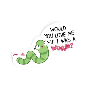 Poplitics Worm | Sticker - Official TPUSA Merch