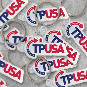 TPUSA Logo Keychain - Official TPUSA Merch