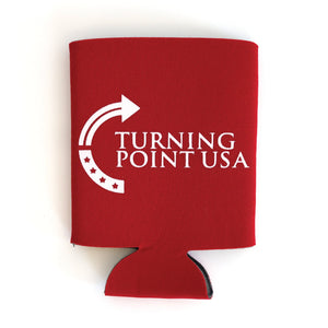 Turning Point USA Logo Koozie | Red - Official TPUSA Merch