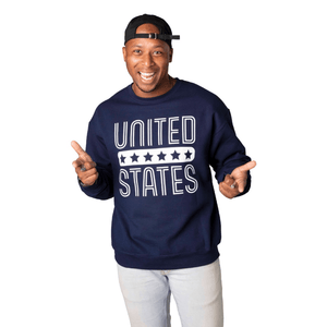 United States Crewneck | Navy - Official TPUSA Merch
