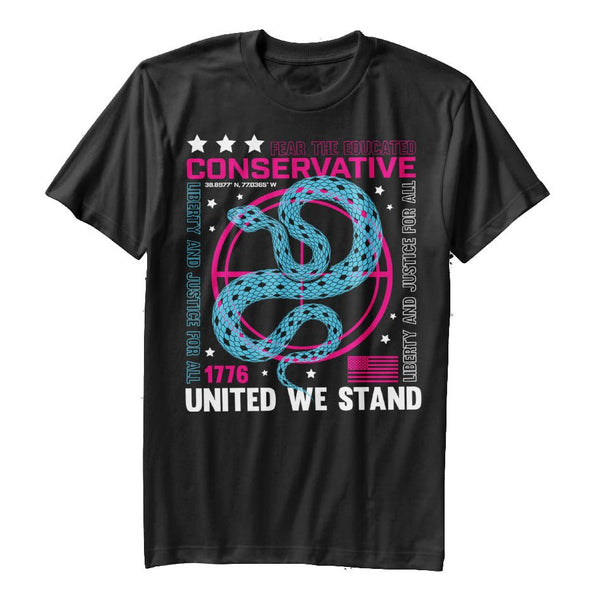 United We Stand Neon Snake T-Shirt - Official TPUSA Merch