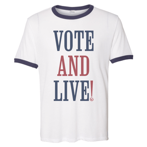 Vote and Live Tee - Official TPUSA Merch
